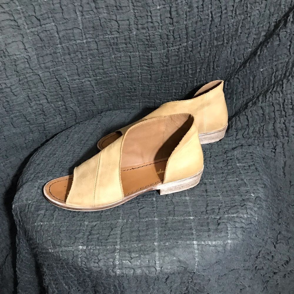 Free People Mont Blanc Leather Sandals  Size 10 - Picture 6 of 6